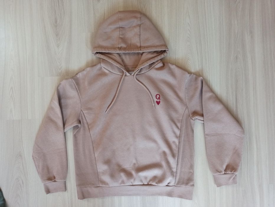 Bluza z kapturem oversize ocieplana