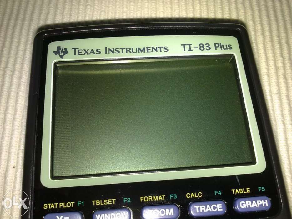 Calculadora texas instruments ti - 83 plus NOVA