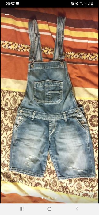 Джинсовый комбенезон