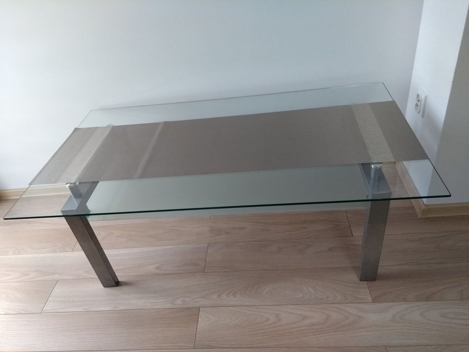 Ława, stolik szklany