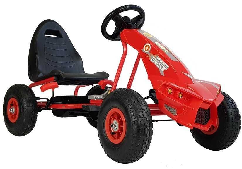 Czerwony Gokart na Pedały A-18/TYLKO WYSYŁKA