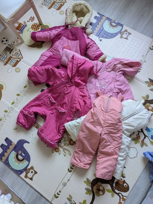 Комбінезон зимовий на дівчинку 12-24