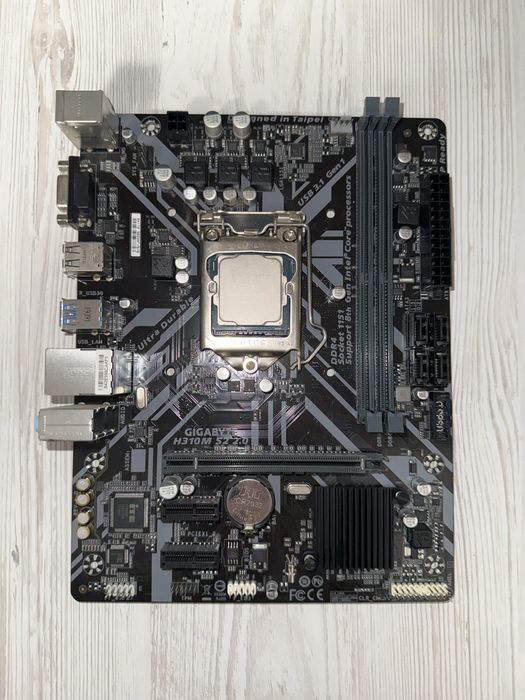 Комплект Gigabyte H310M S2 2.0 + Intel Core i3-9100F (LGA 1151v2)