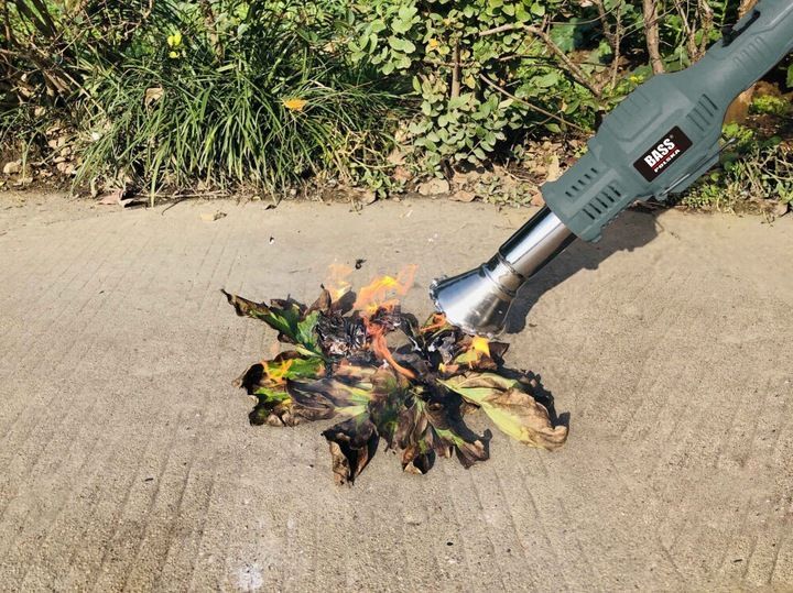 Wypalarka Elektryczna Do Chwastów Palnik Grilla Opalarka + 6 Dysz