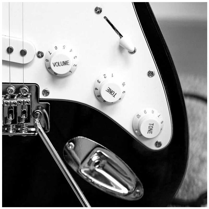 ZESTAW gitara elektryczna stratocaster wzmacniacz NN EG SET BK