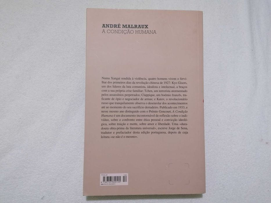 A Condição Humana, André Malraux, Livros do Brasil Março 2015