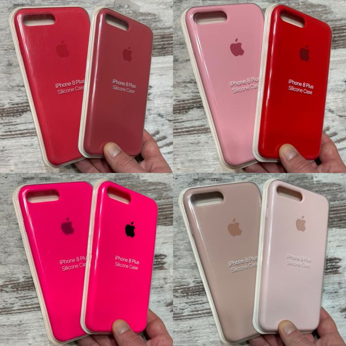 Чехол айфон 8 плюс silicon case iphone 8 plus силиконовый чехол распродажа остатков качественные чехлы с микрофиброй по всем граням iphone 8 +