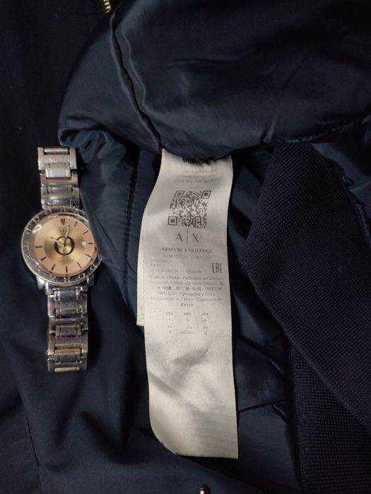 armani exchange бомбер