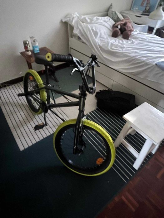Bicicleta BMX wipe 500 20 polegadas para criança 7-14 anos