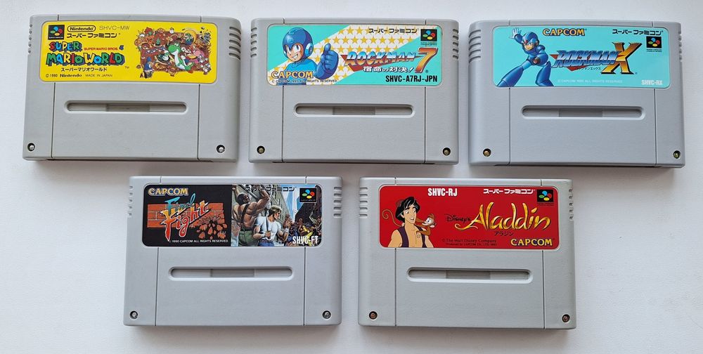 Картриджи для Super Famicom