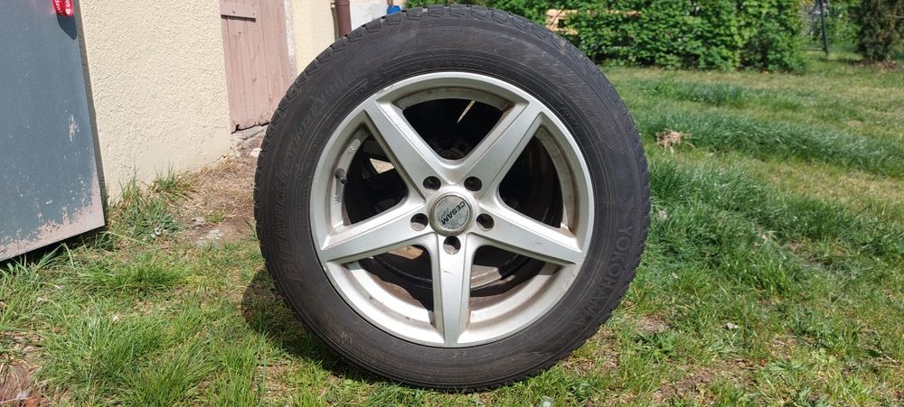 Felgi aluminiowe 16 cali 5x112 + opony zimowe