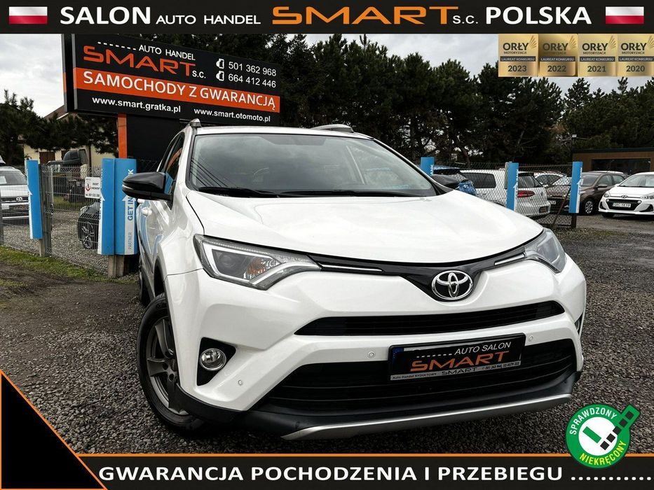 Toyota RAV4 Ledy / 4X4 / 1 Rej. 2017 / Jedyne 53 Tyś km / Serwis