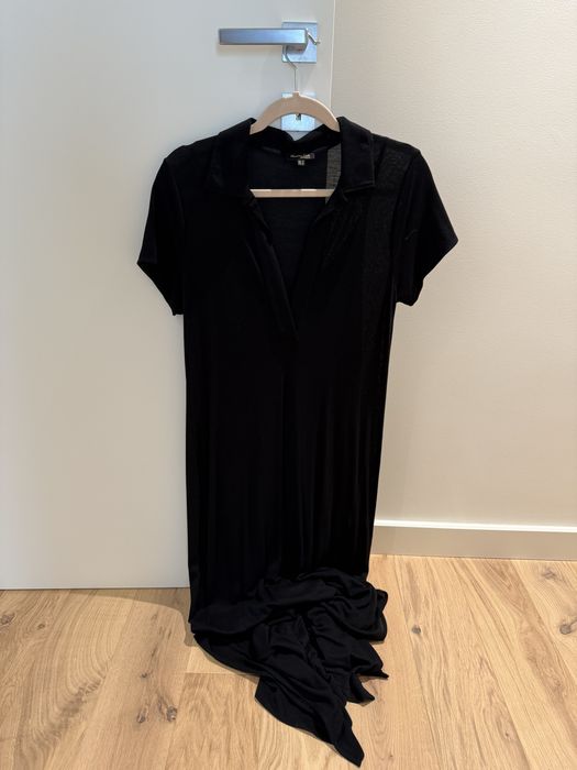 Vestido comprido Massimo Dutti