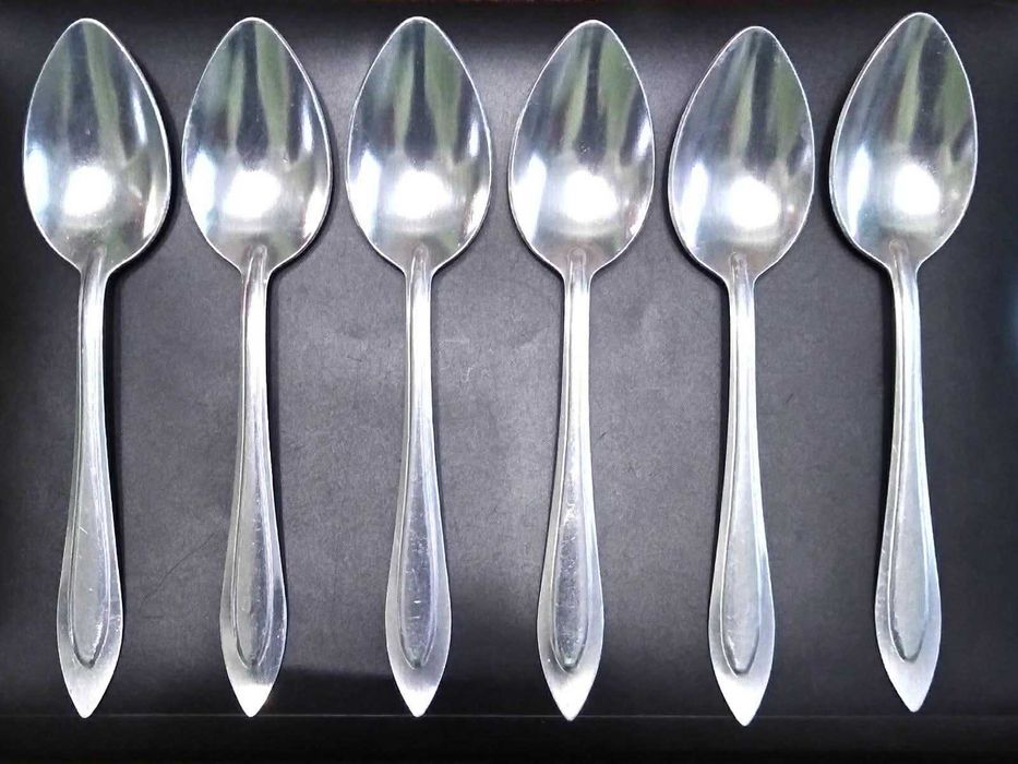 Ложки столовые алюминиевые, СССР, 6 штук - новые.