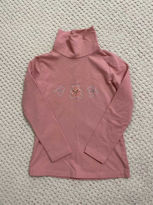 Гольф для девочки розовый