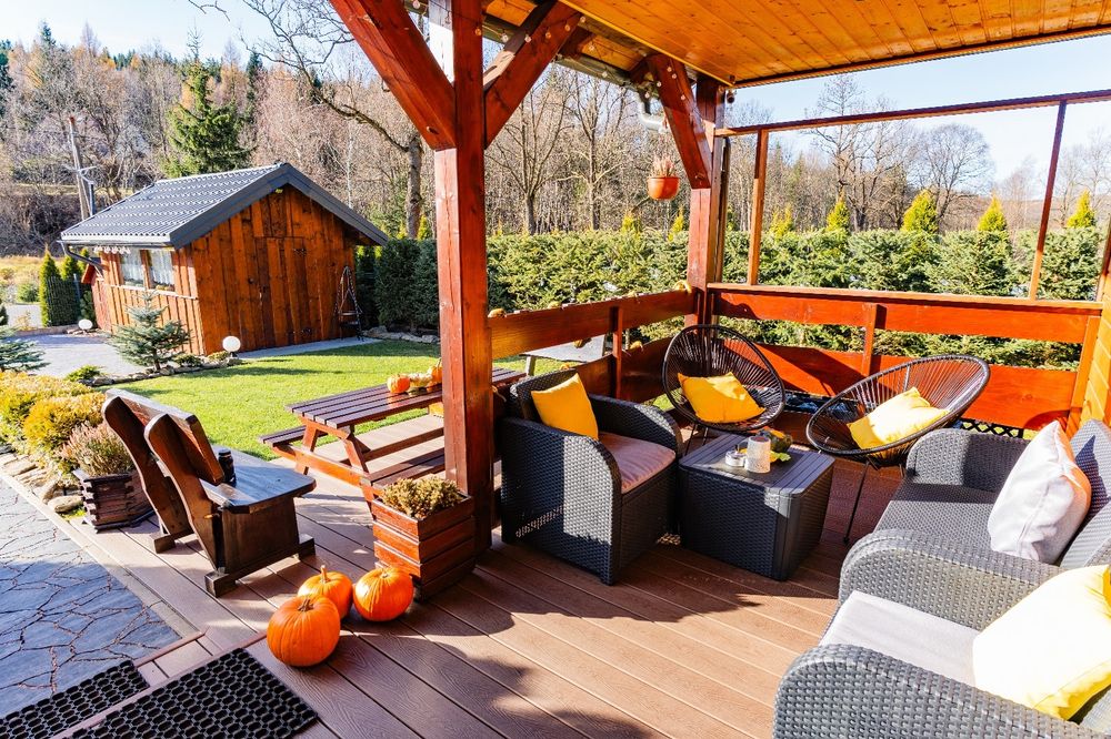 Drewniany domek Daria i Tomek ( 2 domki na 8 osob kazdy )