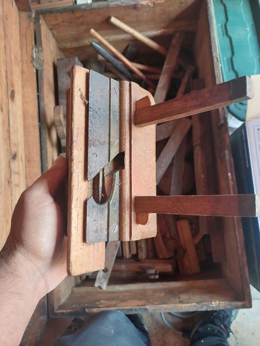 Ferramentas antigas de carpintaria