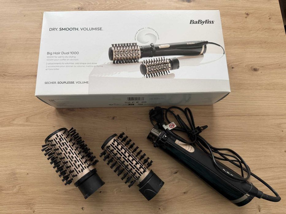 BaByliss Big Hair Dual 1000W suszarko-lokówka obrotowa