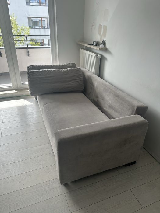 kanapa rozkladana szara 230 cm