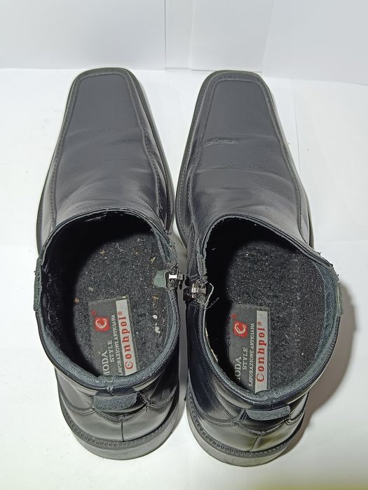 Męskie Sztyblety/Botki Conhpol MODA STYLE Skórzane, r. 44 (285 mm)