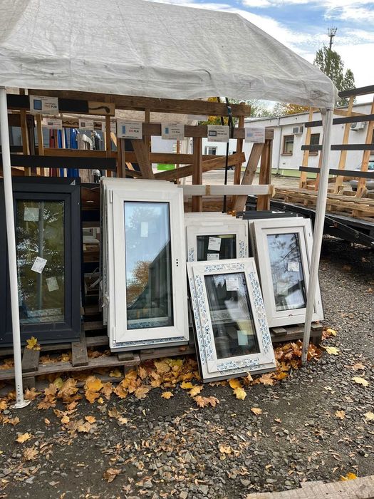 Okno PCV 40x40 100x80 Różne rozmiary- do piwnic i garaży! Wysyłka