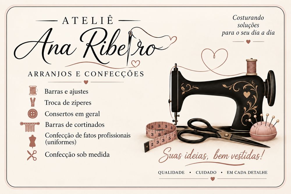 Arranjos e Serviços de Costura