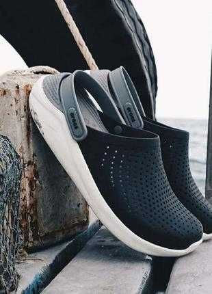 Лайт Райд Black/Smoke Оригінал Сабо Крокс Унісекс 36-44