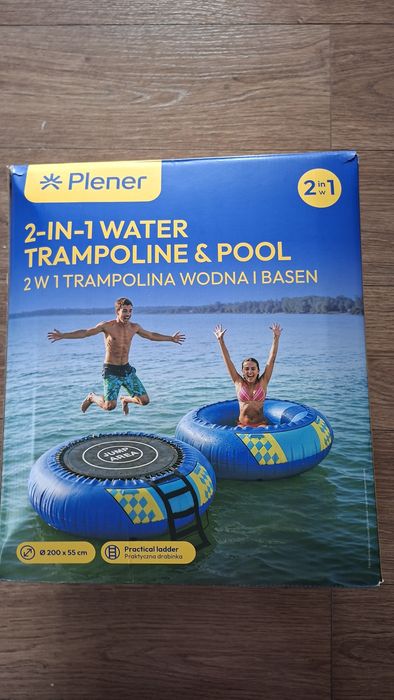 2 w 1 trampolina i basen