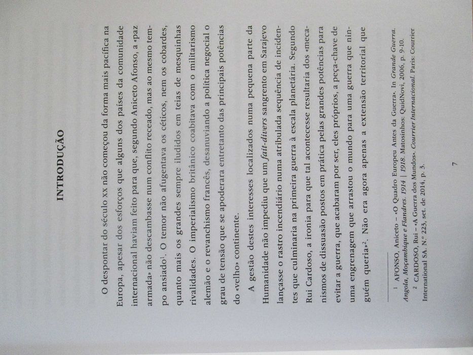 A Guerra e as Guerras Coloniais na África subsaariana (1914 | 1974)