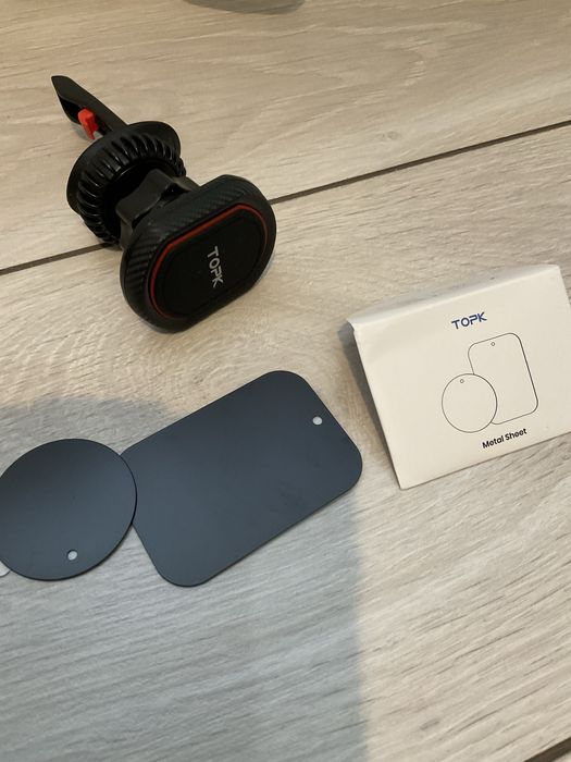 Тримач телефону на вентиляційну решітку в автомобіль TOPK магнітний