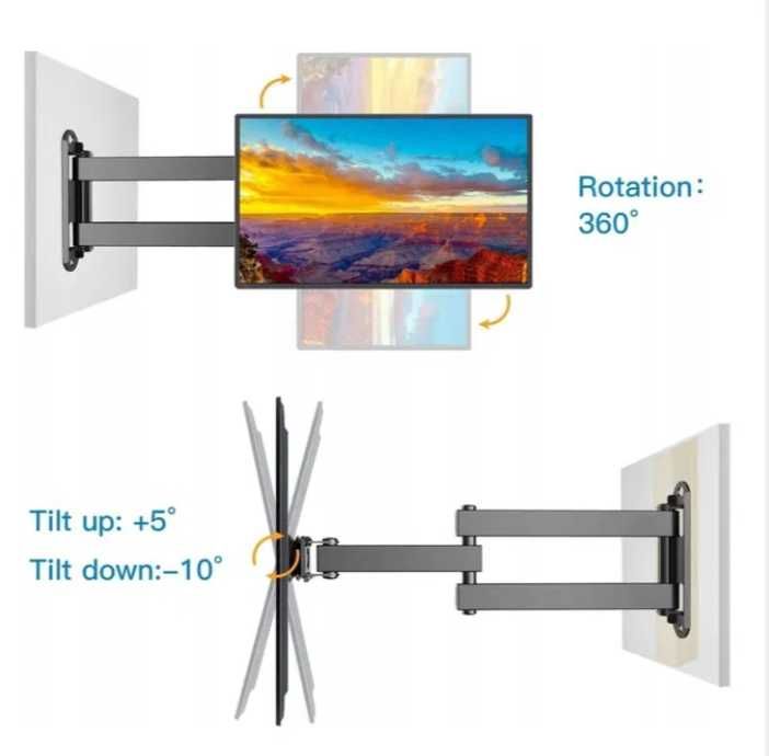 5050 Uchwyt na telewizor PERLESMITH PSXSF2 13 - 30 cali 15 kg