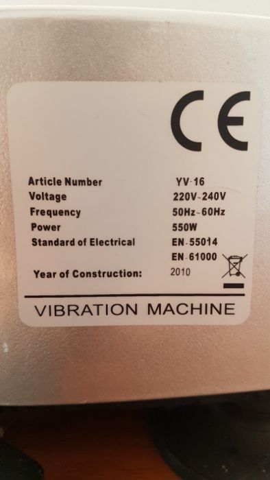 Plataforma vibratória BH Triaxe