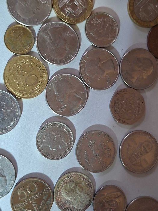 Coleção 161  moedas antigas diversos países e datas: Melhor oferta