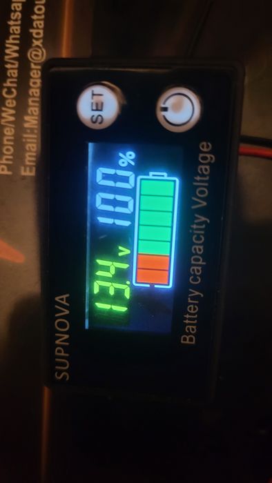 Індикатор ємності акомулятора.