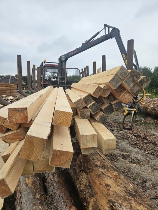 Przecieranie drewna | Trak stacjonarny | Deski, belki, kantówki
