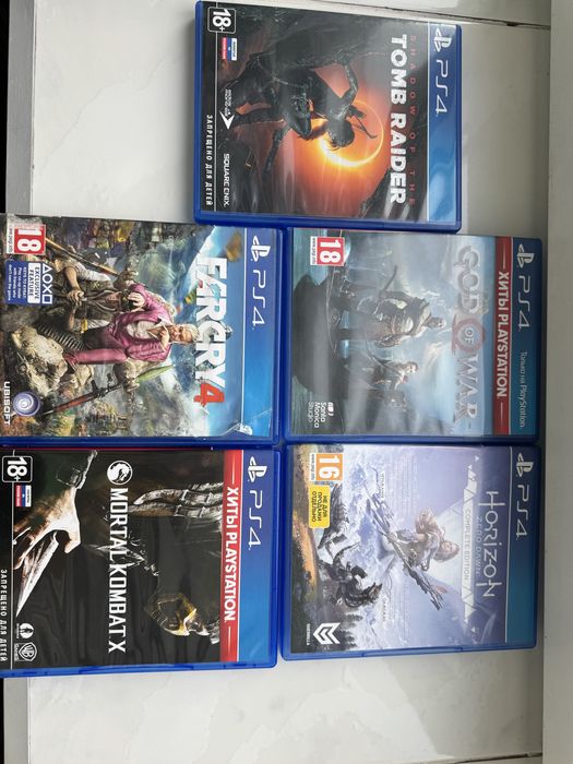 Ігрові диски на приставку sonyPs4