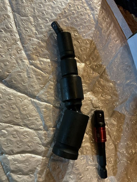 Набор5шт cr-vaУдарних Адаптер переходник удлинитель Кардан 1/4 3/8 1/2