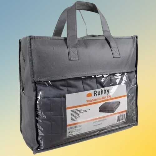 Обважнена гравітаційна ковдра Ruhhy 8кг та 6кг сенсорна ковдра 150х200