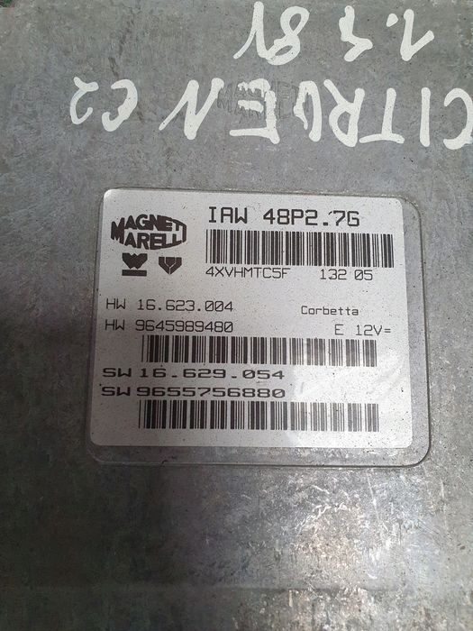 komputer, sterownik citroen c2 16.629.054 9655756880 9645989480