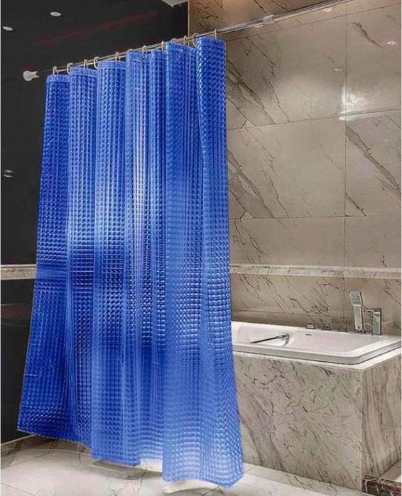 Шторка для ванної кімнати силіконова 3Д эффект Штора для душу 3D