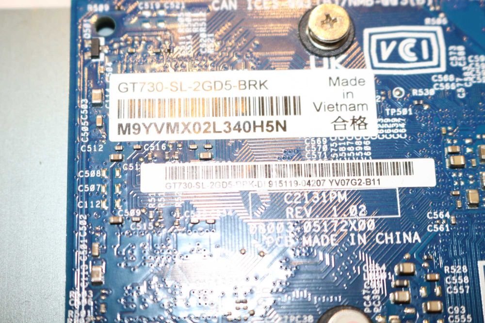 ASUS GT730 SL 2GD5 BRK Graphics Card64751956262529123