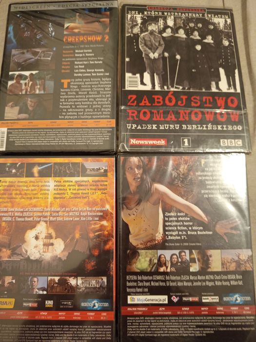 Filmy na płytach DVD