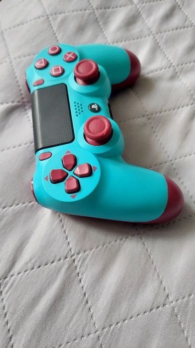 Pad DualShock PS4 ZCT2e V2 jagodowy błękit  oryginalny
