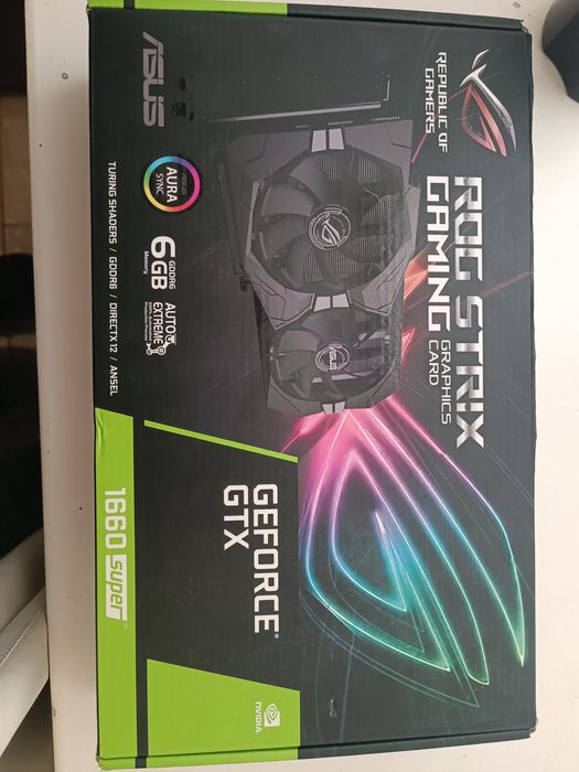 Gtx 1660 super ASUS ROG STRIX