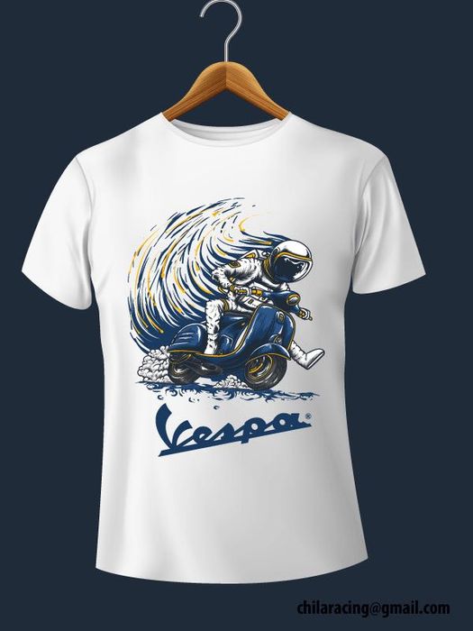 T shirt scooter vespa