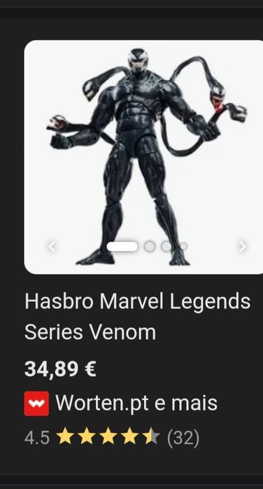 Boneco venom marvel
