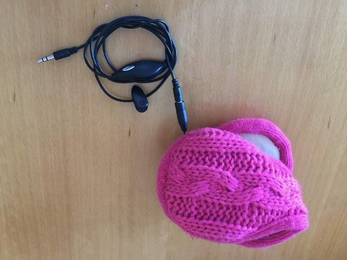 Auscultadores inverno em lã