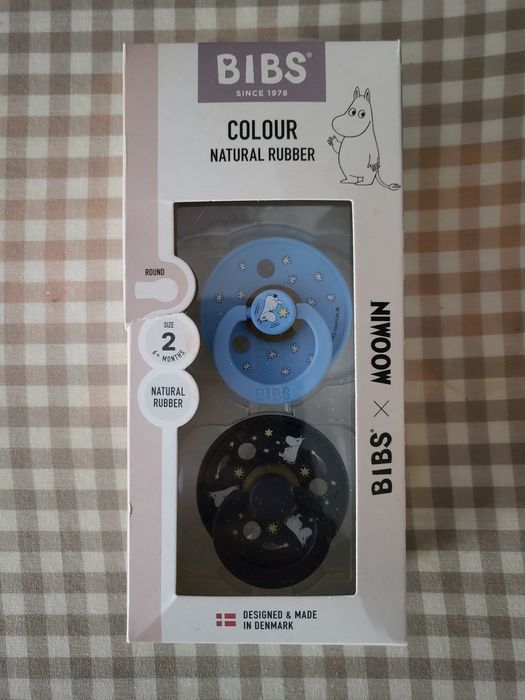 Bibs Moomin - smoczek x2, Muminki, size 2, 6+ miesięcy