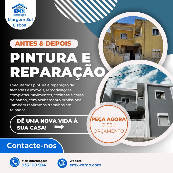 Reparação e Pintura de Fachadas