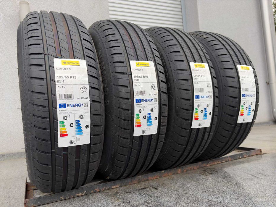 4szt letnie 195/65R15 Kormoran Summer3 95H XL B,C,71db prod. 2026r gwa